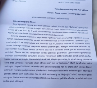 “Nağıoğlu” şirkəti Ağcəbədidə qum-çınqıl yatağını qanunsuz istismar edir