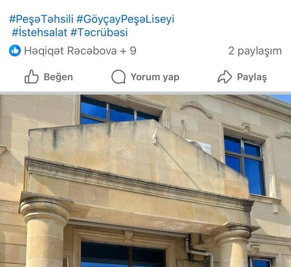 Göyçay Peşə Liseyi: Bahar Bədəlova və Elxan Əliyev korrupsiya və qanunsuzluqda ittiham edilir