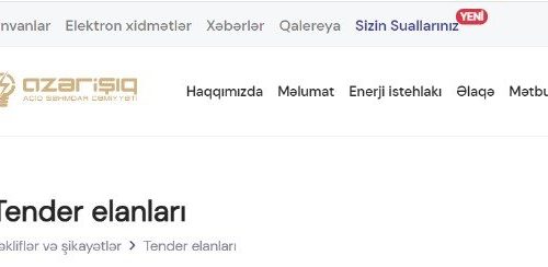 Azərişıq ASC-də tender maxinasiyaları: Vedi construction kənarlaşdırıldı