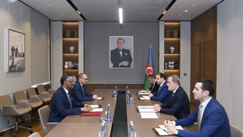 Ceyhun Bayramov Sudan səfirinə Ermənistanın işğalını anlatdı