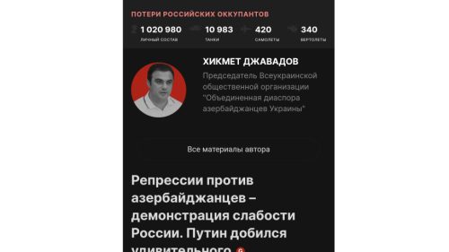 Hikmət Cavadov Rusiyanın azərbaycanlılara qarşı repressiyalarını tənqid etdi