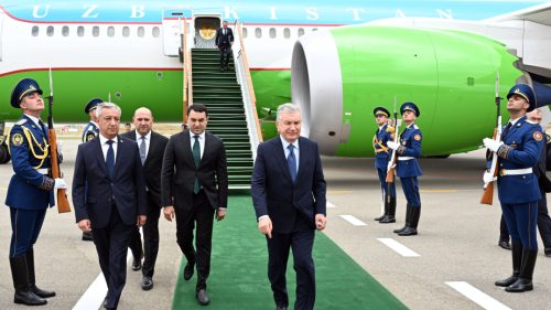 Şavkat Mirziyoyev Füzuliyə gəldi