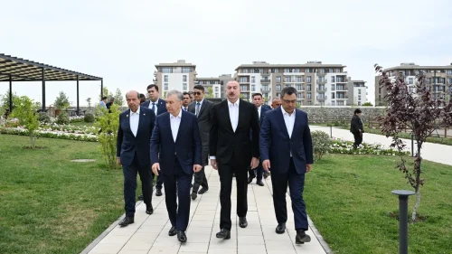 Prezident İlham Əliyev ECO iştirakçılarının Ağdam səfəri görüntülərini paylaşdı