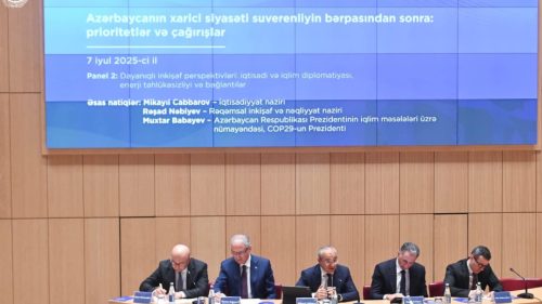 Muxtar Babayev iqlim diplomatiyası barədə danışdı