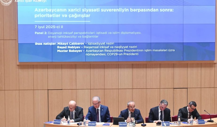 Muxtar Babayev iqlim diplomatiyası barədə danışdı