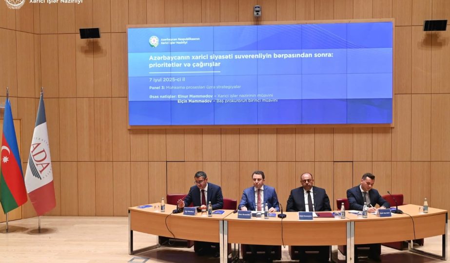Ermənistanın törətdiyi cinayətlərlə bağlı məhkəmə strategiyaları müzakirə edildi