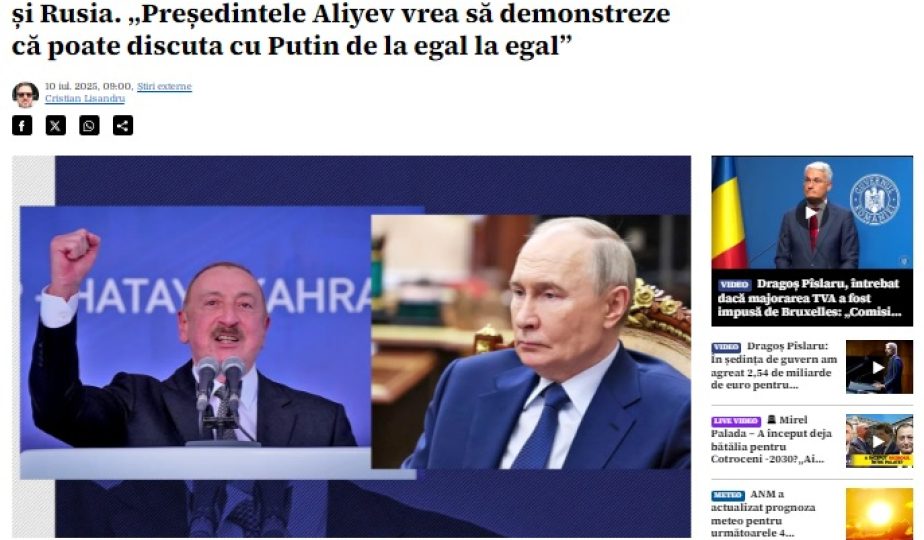 Prezident İlham Əliyev Cənubi Qafqazda oyunun qaydalarını dəyişir